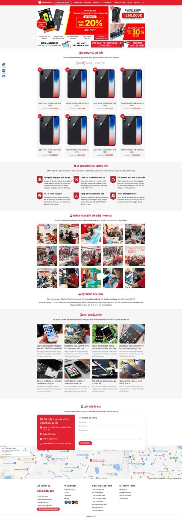 Theme wordpress sửa điện thoại 3