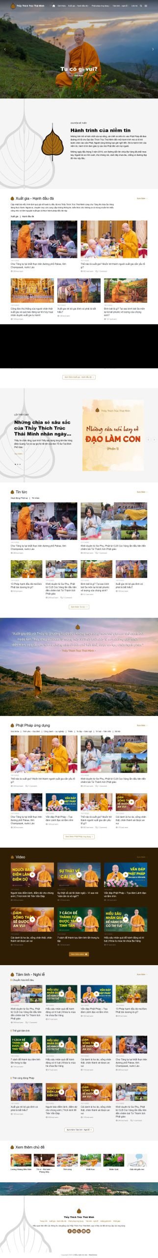 Theme wordpress tin tức 21 tin tức phật giáo